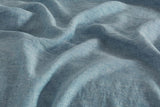 NNEKG Gabriel French Linen Chambray Quilt Cover Set (Blue Double)