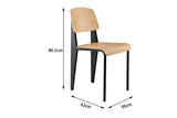 NNEKG Set of 2 Jean Prouve Standard Chair Replica