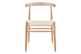 NNEKG Set of 2 Malibu Dining Chair (Beech Natural)