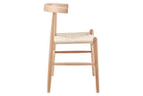 NNEKG Set of 2 Malibu Dining Chair (Beech Natural)