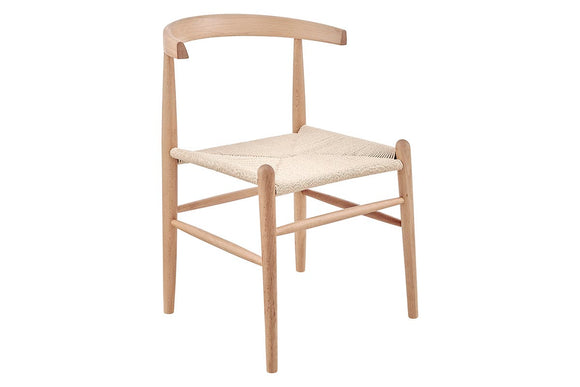 NNEKG Set of 2 Malibu Dining Chair (Beech Natural)
