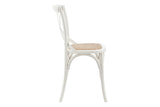 NNEKG Matt Blatt Set of 2 Melrose Cross Back Chair (Birch White)