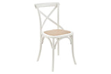 NNEKG Matt Blatt Set of 2 Melrose Cross Back Chair (Birch White)