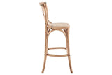 NNEKGE Melrose Cross Back Stool (Oak Natural)