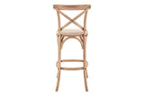 NNEKGE Melrose Cross Back Stool (Oak Natural)