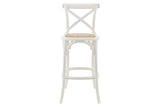 NNEKGE Melrose Cross Back Stool (Birch White)