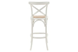 NNEKGE Melrose Cross Back Stool (Birch White)