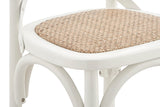 NNEKGE Melrose Cross Back Stool (Birch White)