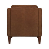 NNEKG Matt Blatt Norse 1 Seater Leather Sofa (Tan)
