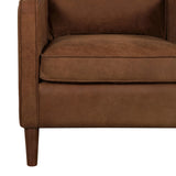 NNEKG Matt Blatt Norse 1 Seater Leather Sofa (Tan)