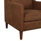 NNEKG Matt Blatt Norse 1 Seater Leather Sofa (Tan)
