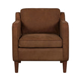 NNEKG Matt Blatt Norse 1 Seater Leather Sofa (Tan)