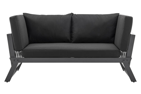 NNEKG Matt Blatt Orlando Outdoor Foldable Lounge (Black Black)