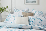 NNEKG Matt Blatt Printed Botanical Cotton Sateen Quilt Cover Set (King)