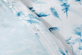 NNEKG Matt Blatt Printed Botanical Cotton Sateen Quilt Cover Set (Single)