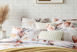NNEKG Matt Blatt Viola Printed Lyocell Cotton Quilt Cover Set (Queen)