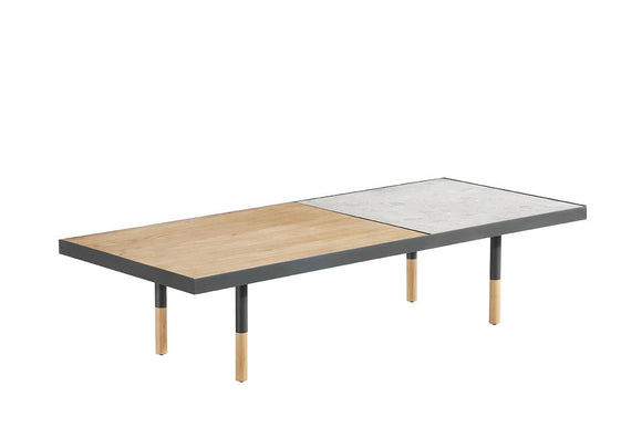 NNEKGE United Strangers Chelsea Coffee Table (Oak/White Terrazzo)