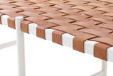 NNEKG Matt Blatt United Strangers Kennedy Bench (Chestnut Brown Leather)