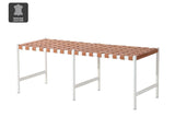 NNEKG Matt Blatt United Strangers Kennedy Bench (Chestnut Brown Leather)