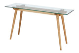 NNEKGE Valparaiso Glass Console table