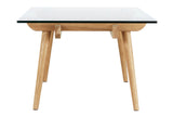 NNEKG Matt Blatt Valparaiso Glass Coffee Table