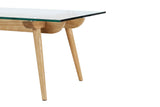 NNEKG Matt Blatt Valparaiso Glass Coffee Table