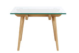 NNEKGE Valparaiso Glass Side Table