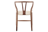 NNEKG Set of 2 Hans Wegner Wishbone Chair Replica (Walnut Wood Natural)