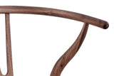 NNEKG Set of 2 Hans Wegner Wishbone Chair Replica (Walnut Wood Natural)