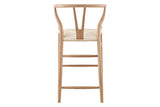 NNEKG Matt Blatt Hans Wegner Wishbone Stool Replica (Oak Wood Natural)