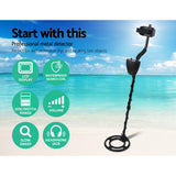 NNEDSZ Screen Metal Detector with Headphones - Black