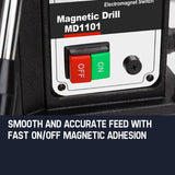 NNEMB 240v Commercial Magnetic Drill Electric Electro-Mag Base Chuck Power