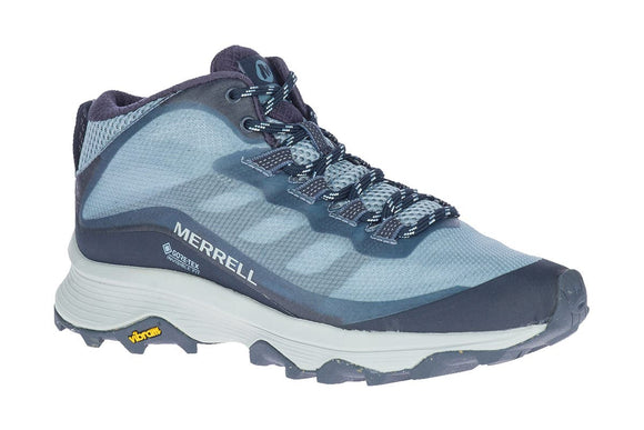 NNEKG Merrell Womens Moab Speed Mid GTX Hiking Shoe (Navy Size 9 US)