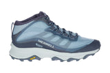 NNEKG Merrell Womens Moab Speed Mid GTX Hiking Shoe (Navy Size 10 US)