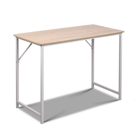 NNEDSZ  Minimalist Metal Desk - White