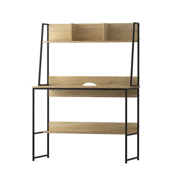 NNEDSZ Computer Desk Office Desks Study Table Workstation Bookshelf Storage