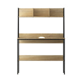 NNEDSZ Computer Desk Office Desks Study Table Workstation Bookshelf Storage