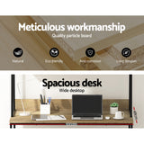 NNEDSZ Computer Desk Office Desks Study Table Workstation Bookshelf Storage