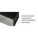 NNEDSZ Mirrored Bedside Tables Drawers Crystal Chest Nightstand Glass Grey