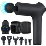 NNEDSZ Massage Gun Electric LCD Massager Muscle Tissue 6 Heads Percussion Therapy AU