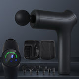 NNEDSZ Massage Gun Electric LCD Massager Muscle Tissue 6 Heads Percussion Therapy AU
