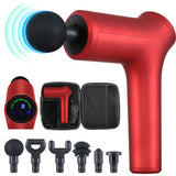 NNEDSZ Massage Gun Electric LCD Massager Muscle Tissue 6 Heads Percussion Therapy AU