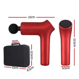 NNEDSZ Massage Gun Electric LCD Massager Muscle Tissue 6 Heads Percussion Therapy AU