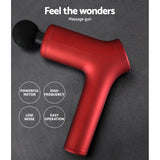 NNEDSZ Massage Gun Electric LCD Massager Muscle Tissue 6 Heads Percussion Therapy AU