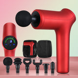 NNEDSZ Massage Gun Electric LCD Massager Muscle Tissue 6 Heads Percussion Therapy AU