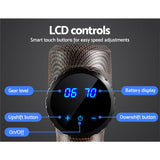 NNEDSZ  Massage Gun 6 Heads Massager Electric LCD Vibration Relief Percussion