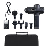 NNEDSZ Massage Gun Electric Massager Vibration 6 Heads Muscle Therapy Percussion Tissue