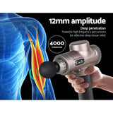 NNEDSZ  Massage Gun 6 Heads LCD Electric Massager Vibration Relief Percussion