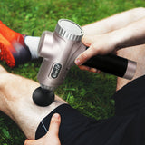 NNEDSZ  Massage Gun 6 Heads LCD Electric Massager Vibration Relief Percussion