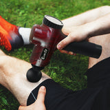 NNEDSZ  Massage Gun 6 Heads Electric Massager LCD Vibration Percussion Relief